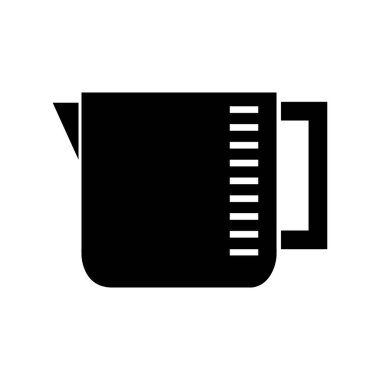 kahve fincanı simgesi, vektör illüstrasyonu