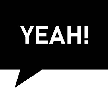 Siyah konuşma baloncuklu beyaz arkaplanın vektör çizimi