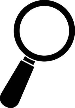 Ara. Web simgesi basit illüstrasyon