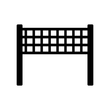 Ahşap çit simgesinin vektör çizimi