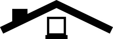 ev simgesi vektör illüstrasyonu