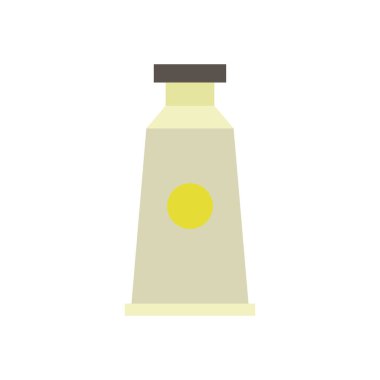 Yağ düz stil vektör tasarımı şişesi