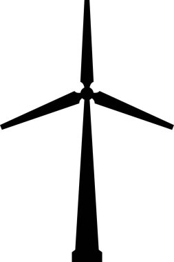 Rüzgar Türbini vektör çizim