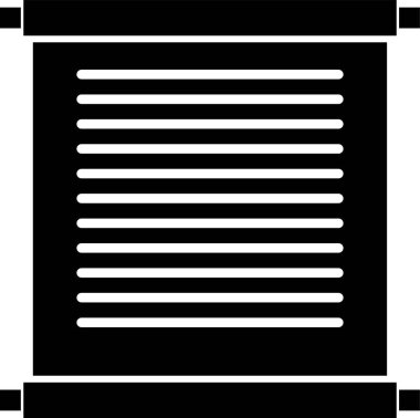 Belge dosya simgesinin vektör illüstrasyonu