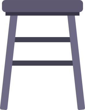 Merdiven. Web simgesi basit illüstrasyon