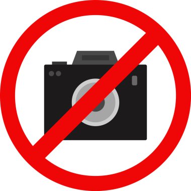 Fotoğraf simgesi olmayan yasaklı kamera