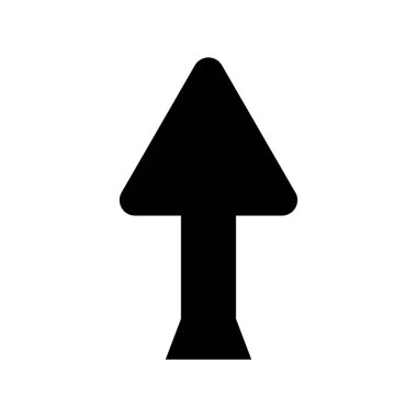 Katı biçimdeki ok yönü simgesi