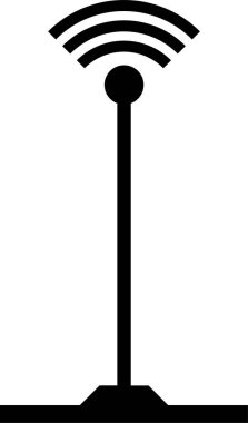 wi-fi simgesi, vektör illüstrasyonu