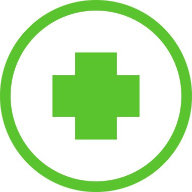 Artı soyut arkaplanda izole edilmiş simge