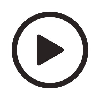 çalma düğmesi vektör simgesi