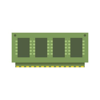 bilgisayar belleği simge vektörü, vektör illüstrasyonuName