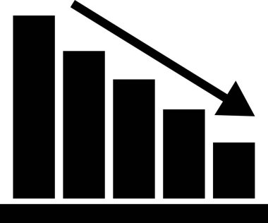 grafik ikonu vektör illüstrasyonu