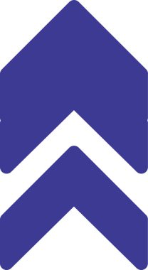 Mavi bir simgenin vektör illüstrasyonu