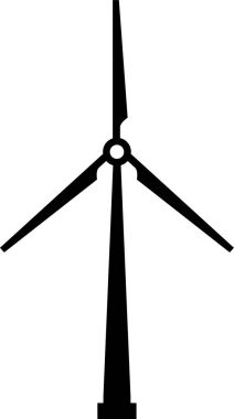 Yel değirmeni Web simgesi basit tasarım