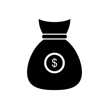 para çantası ikon vektör illüstrasyonu