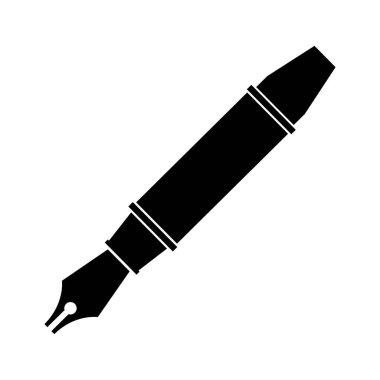 Kalem simgesi. vektör illüstrasyonu