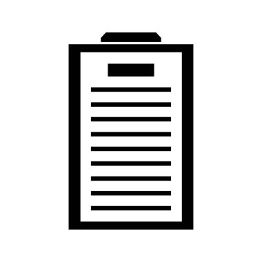 belge simgesi vektör illüstrasyonu