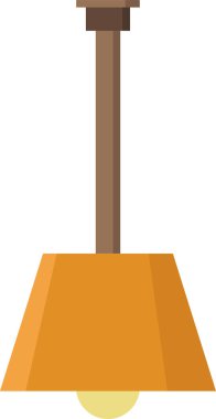 masa lambası simgesi, çizgi film tarzı