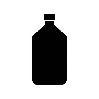 süt şişesi ikonu vektör illüstrasyonu