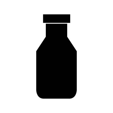 süt ikonu vektör illüstrasyonu