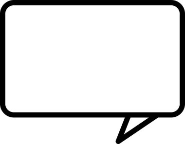 konuşma balonu resmetme sembolü