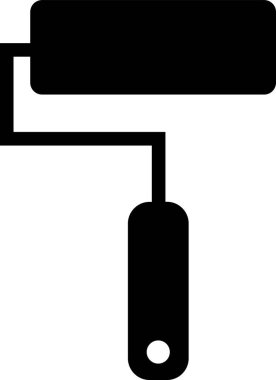 Boya silindiri simge vektör