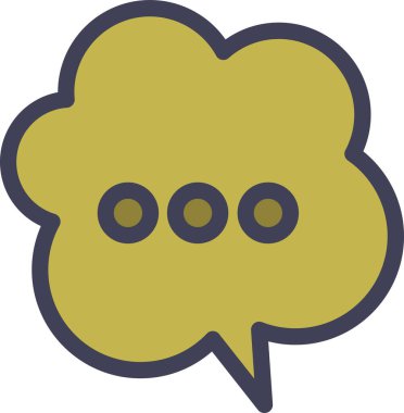 baloncuk sohbet simgesi - özet biçimi