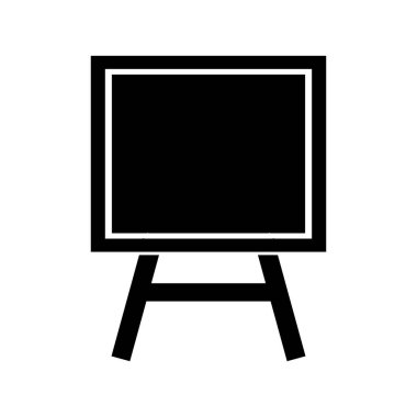 TV simgesi. Tv vektör simgesi web için basit çizimi