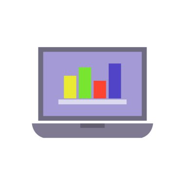 grafik vektör resimli dizüstü bilgisayar