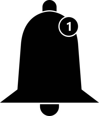 Çan simgesi vektör illüstrasyonu