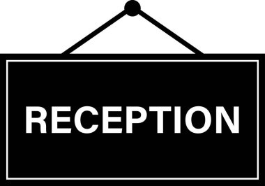 Beyaz arka planda misafir damgası. imza, etiket etiketi