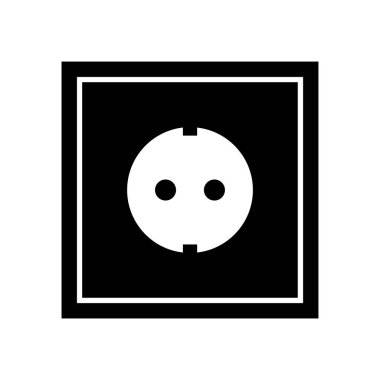 Kamera simgesi tasarım şablonunun illüstrasyon vektörü grafiği