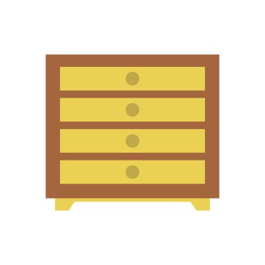 göğüs vektörü düz renk simgesi