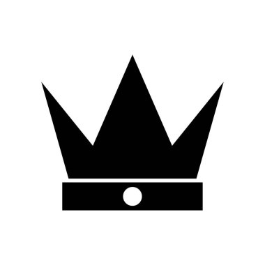 taç vektör düz simge