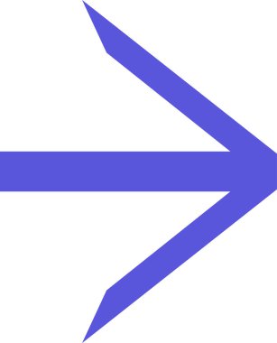 Kontur vektör simgesi sağ ok