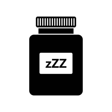 Şeffaf bir arkaplanda uyku vektörü çizimi. Birinci kalite semboller. Konsept ve grafik tasarımı için simgeler.