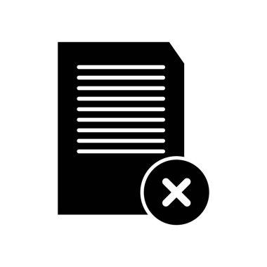 belge dosya sembolü vektör simgesi