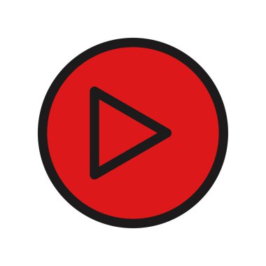 video oynatıcı vektör simgesi