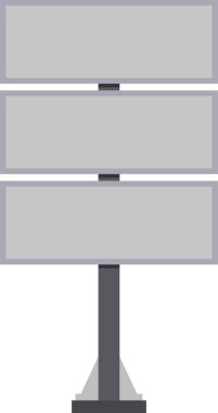 bir bariyerin düz dizayn simgesi