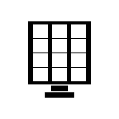 Beyaz arkaplanda vektör simgesi izole edildi