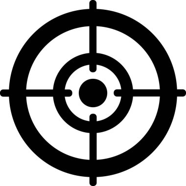 Hedef. Web simgesi basit illüstrasyon
