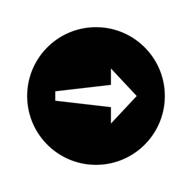 ok vektörü simgesi düz simgesi