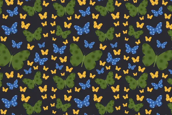 Kelebeklerle kusursuz desen