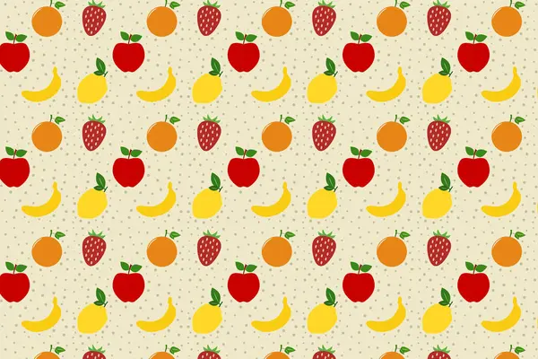 Kırmızı çilek seamless modeli