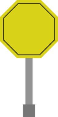 Yol tabelası. Web simgesi basit illüstrasyon