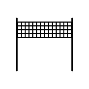 Logo ve mobil için saydam arkaplanda çit vektörü simgesi izole edildi