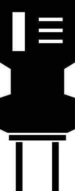 Bilgisayar. Web simgesi basit illüstrasyon