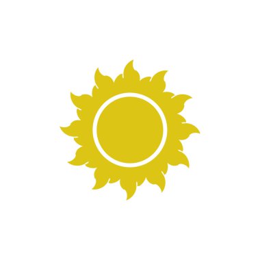 Güneş Simgesi Vektör illüstrasyonu