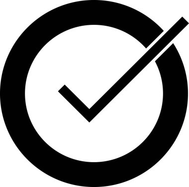 Saat simgesi vektör illüstrasyonu