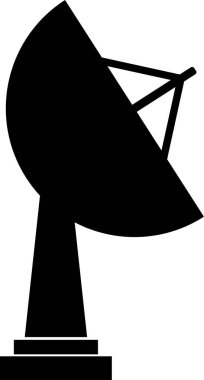 Uydu. Web simgesi basit illüstrasyon